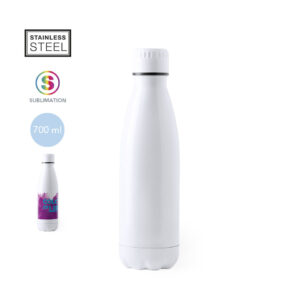 Sublimation stainless steel bottle with glossy finish – 700 ml