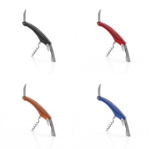 Classic corkscrew with stainless steel accessories