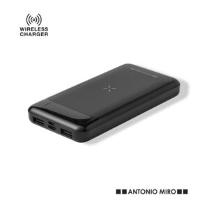 Antonio Miró 5000 mAh power bank with wireless charging