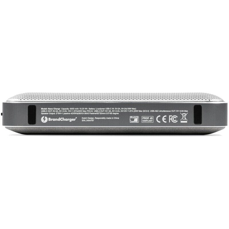 Bezvadu skaļrunis 10 W ar 5000 mAh ārējās uzlādes staciju