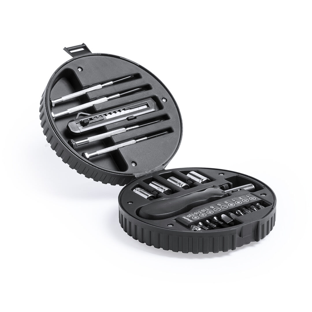 Tool set in bicycle design case