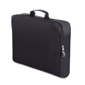 Conference bag with zip – Black