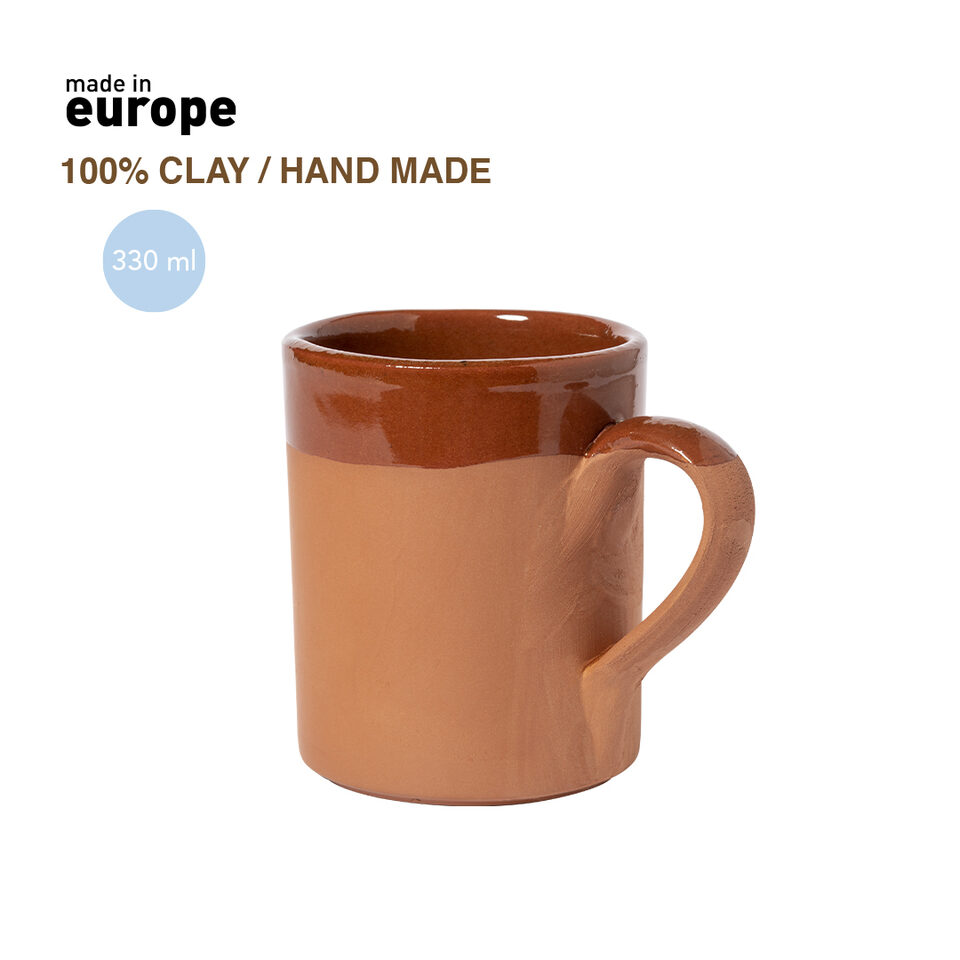 Ceramic mug made of clay – 330 ml