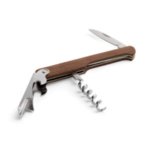 Wooden corkscrew with engraving option
