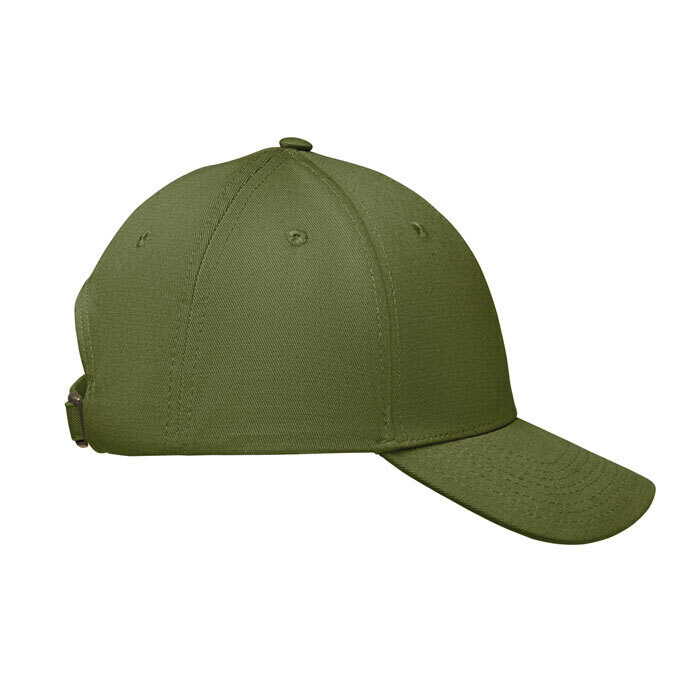 Cotton baseball cap with Oxford peak