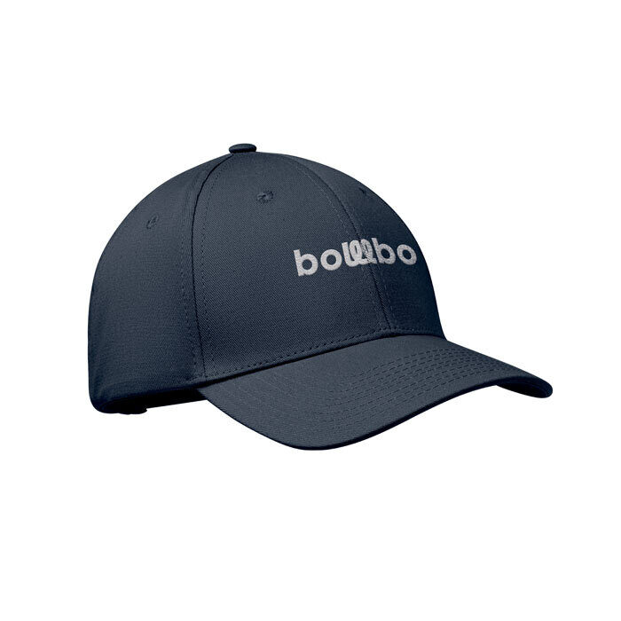 Cotton baseball cap with Oxford peak
