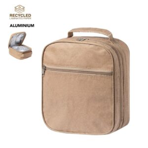 Compact cooler bag made of recycled paper
