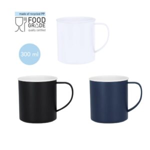 Krūze ar krāsainu korpusu – 300 ml