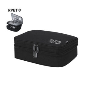 Large cable and accessory organiser case from RPET 600D