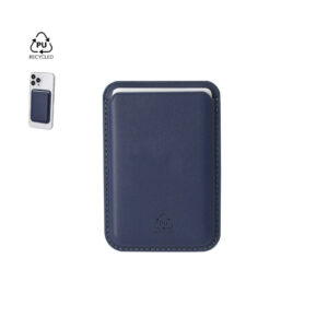 Magnetic card holder made from recycled PU