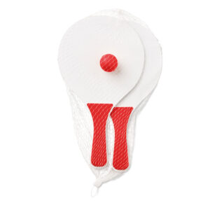 Small beach tennis set – Red