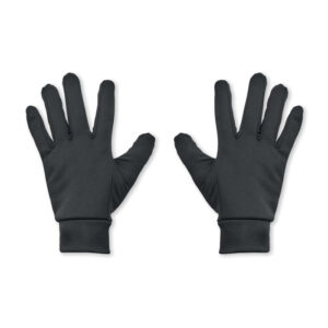 Sports gloves for touch screens – Black