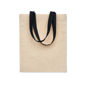 Small cotton gift bag – Black