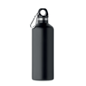 Termopudele ar karabīni vāciņā – 500 ml – Melna