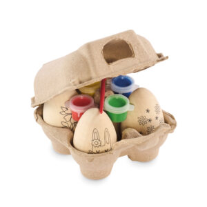 Large Easter egg painting set – Brown