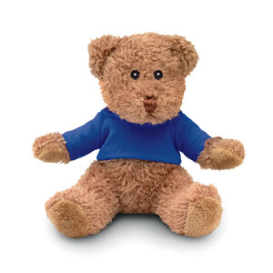 Teddy bear with T-shirt – Blue