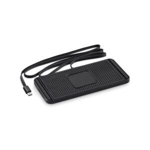 Car wireless charger – anti-slip pad, 15 W – Black