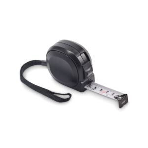 Tape measure from recycled plastic, 5 m – Black