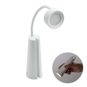 Desk lamp and torch 2 in 1 – White
