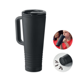 Fanu termokrūze ar taurīti vāciņā – 700 ml – Melna