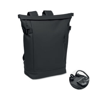 Velosipēdista PU datora mugursoma, 20 l – Melna
