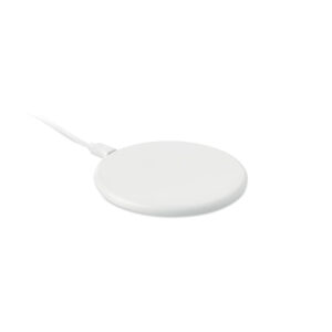 Wireless charger made from recycled plastic, 10 W – White
