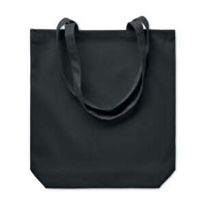 Coloured canvas shopping bag, 270 g/m²