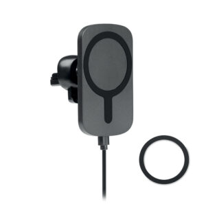 Magnetic car wireless charger for air vent – Black