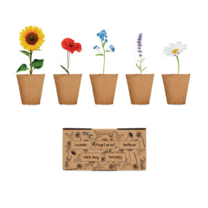 Flower growing kit – Brown