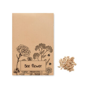 Envelope with honey plant seed mix – Brown