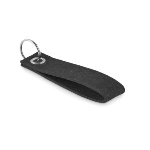 RPET felt keyring – Black