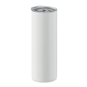 Sublimation thermal mug with insert lid – 590 ml – White