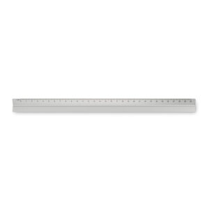 Aluminium architect scale ruler, 30 cm – Silver