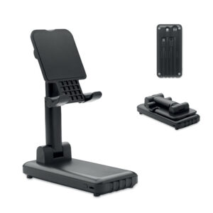 Power bank with stand and 3 in 1 cable, 10 000 mAh – Black