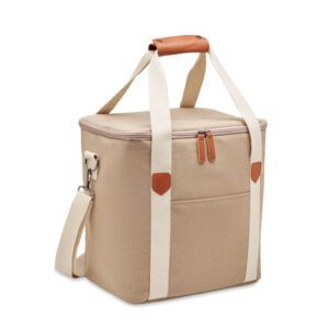 Large canvas insulated bag – Brown