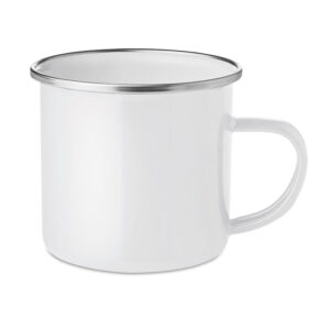 Emaljēta sublimācijas krūze – 350 ml – Balta