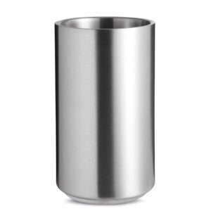 Stainless steel bottle cooler – Silver