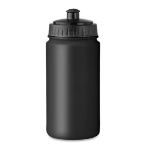Izturīga PE sporta pudele – 500 ml – Melna