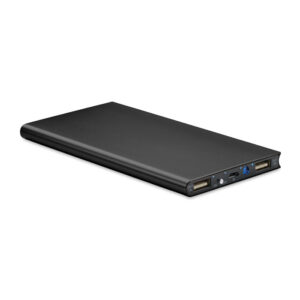 Plāns ārējais akumulators, 8000 mAh – Melna