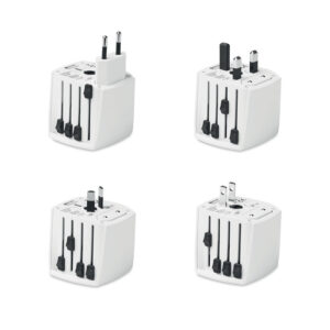 SKROSS® MUV Micro divpolu ceļojumu adapteris – Balta