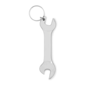 Bottle opener in the shape of a spanner – Silver