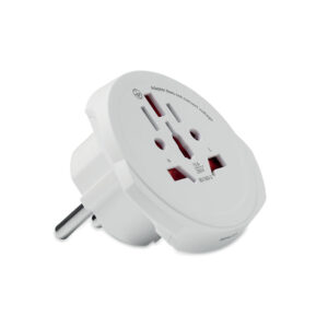 SKROSS® adapteris no pasaules uz Eiropu, trīspolu – Balta