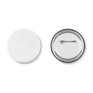 Nozīmīte ar papīra ieliktni, Ø 5,8 cm – Sudraba
