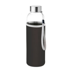 Glass bottle with neoprene pouch – 500 ml