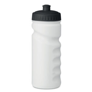 PE sporta pudele ar rokas satvērienu – 500 ml – Melna