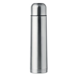 Large stainless steel insulated bottle – 900 ml – Silver