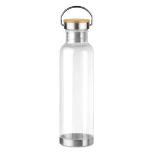 Tritan™ bottle with bamboo lid – 800 ml – White