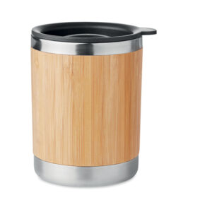 Bambusa termokrūze ar bīdāmu atveri – 250 ml – Brūna