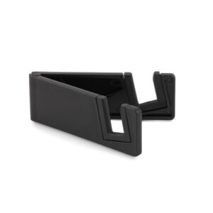 Foldable phone holder with bamboo fibre – Black