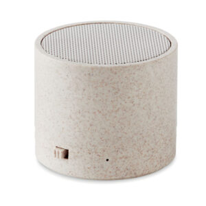 Wireless speaker with wheat straw, 3 W – Brown